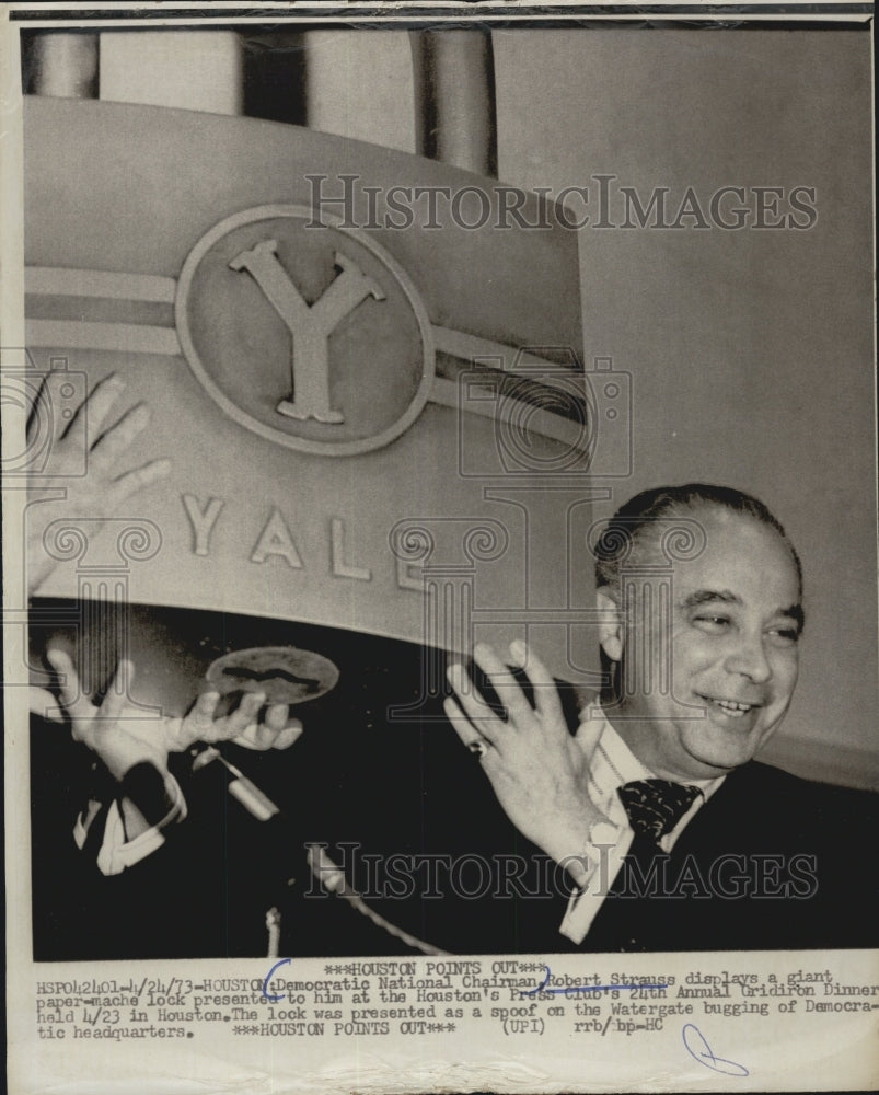 1973 Democratic National Chairman Robert Strauss - Historic Images