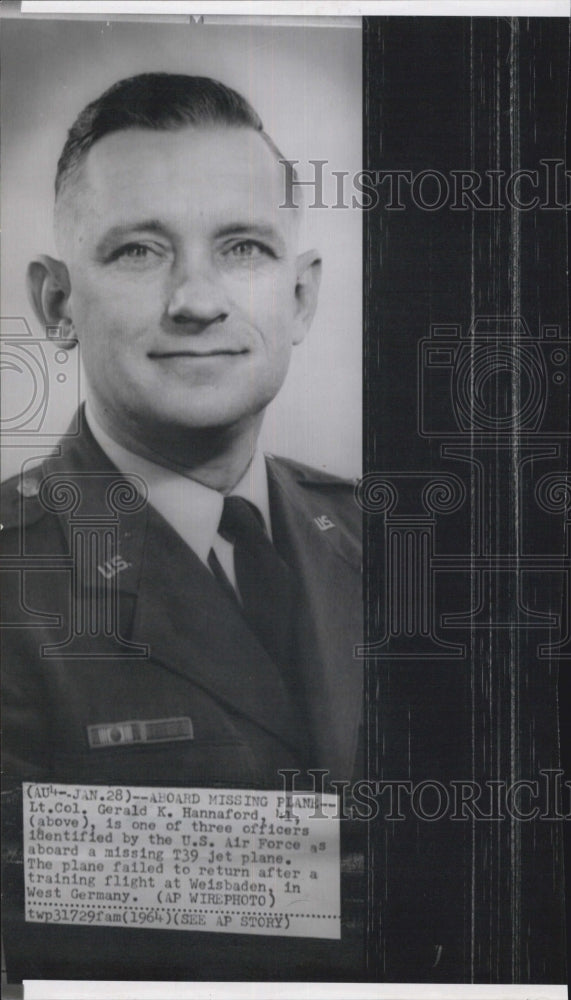 1964 Col.Gerald Hannaford the man in he picture above. - Historic Images