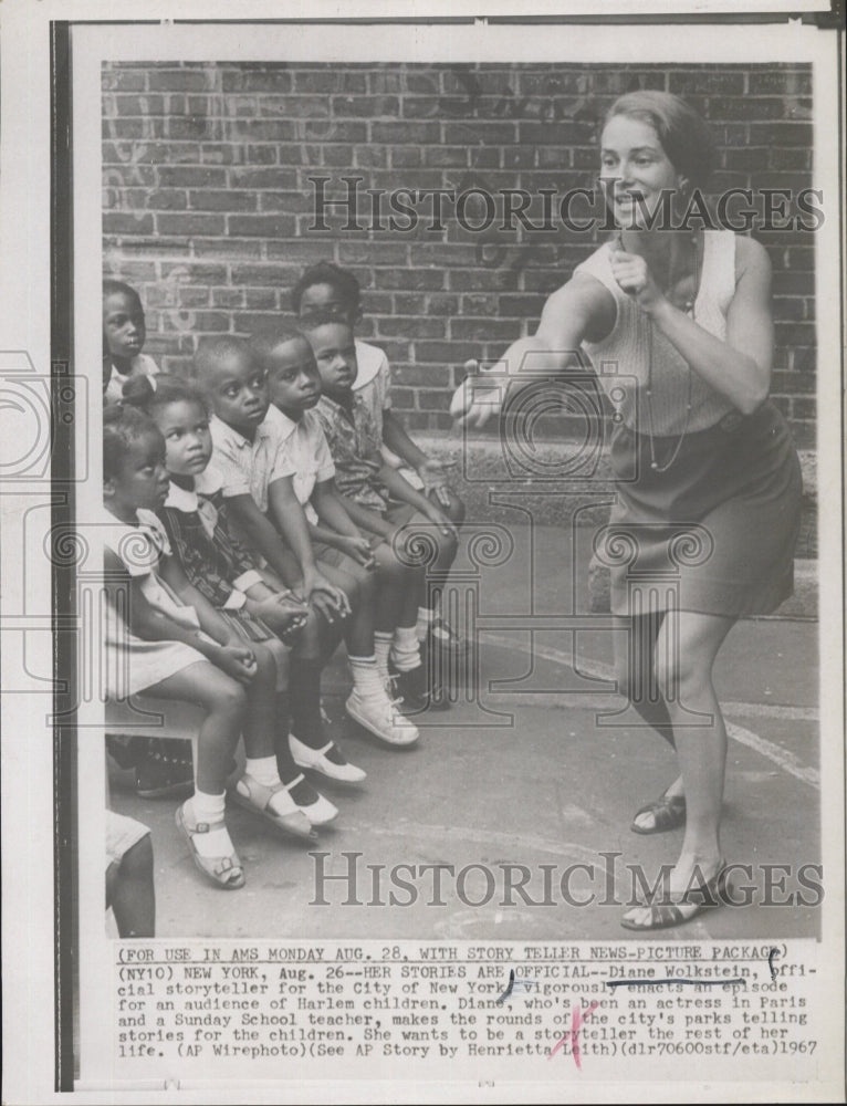 1967 Press Photo Diane Wolkstein Storyteller - RSG65261 - Historic Images