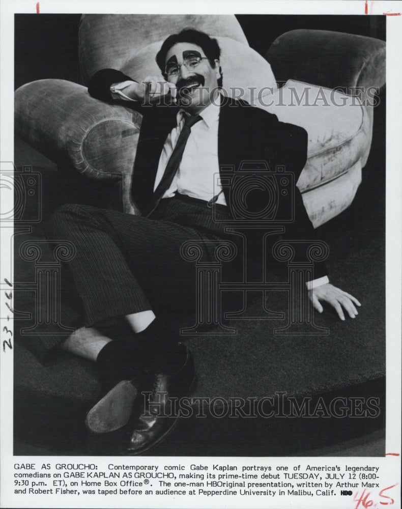 1983 Press Photo Comic Gabe Kaplan - Historic Images