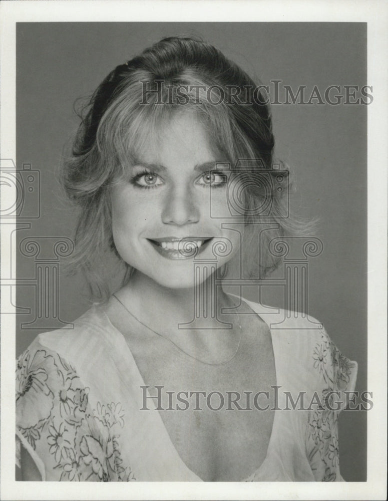 1980 Press Photo Chrissy Wilzak in the picture in&quot; Mork &amp; Mindy&quot;. - Historic Images