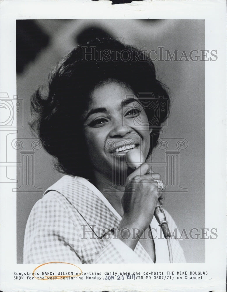 1971 Singer Nancy Wilson - Historic Images