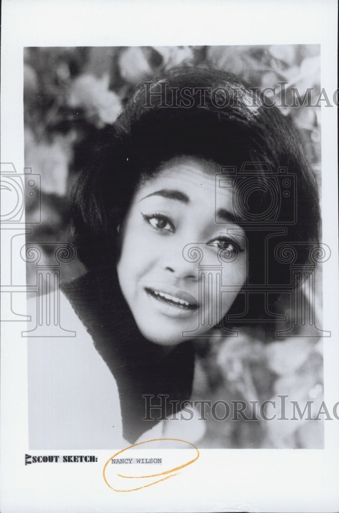 1972 Press Photo Nancy Wilson Jazz Pop Vocalist. - RSG65471 - Historic Images