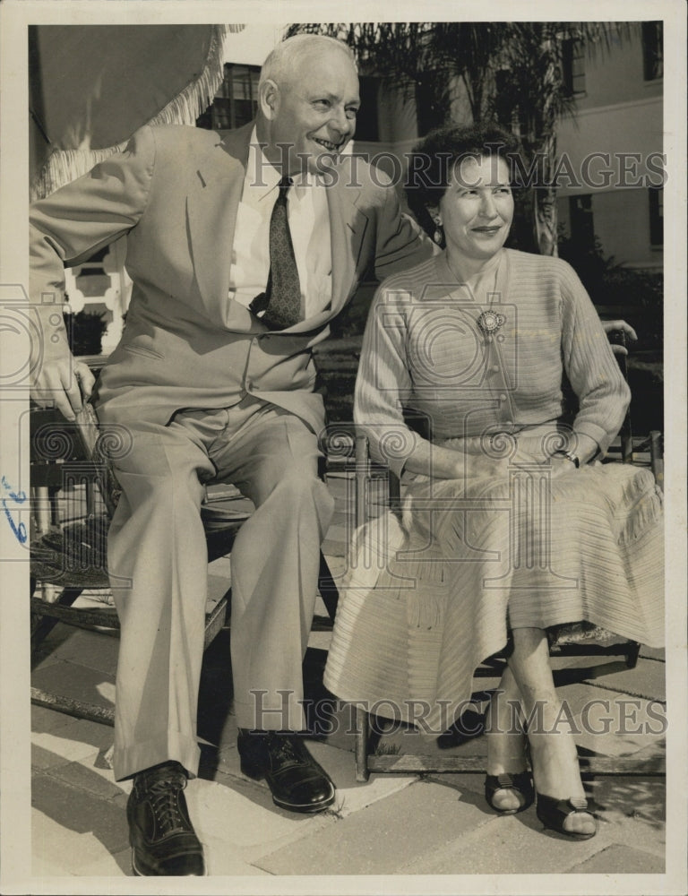 1955 Mr. and Mrs. john Mahon shown in the picture above. - Historic Images