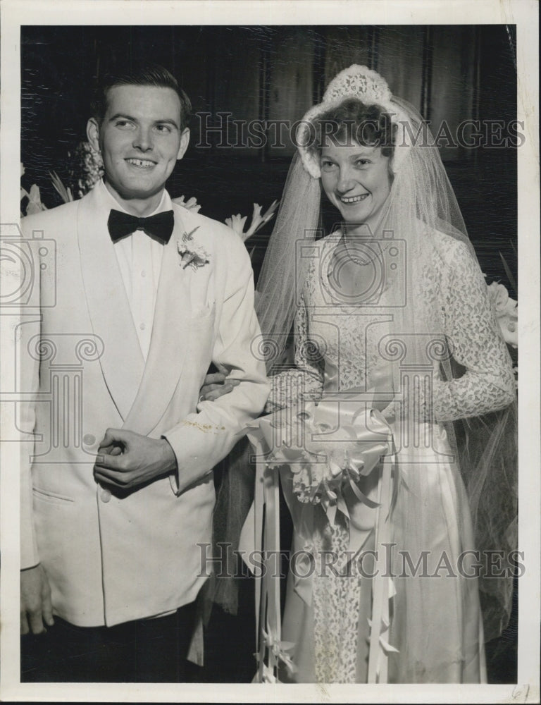 1951 Mr. and Mrs Jack A. Wallis. - Historic Images