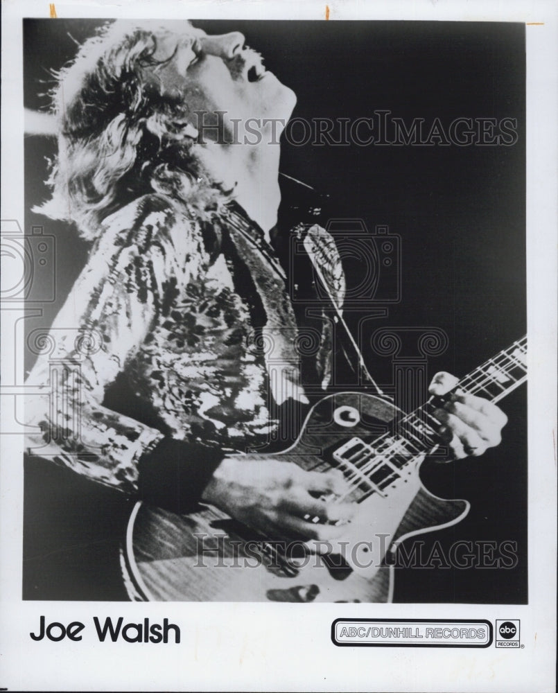 1973 Musician Joe Walsh ABC/Dunhill Records - Historic Images