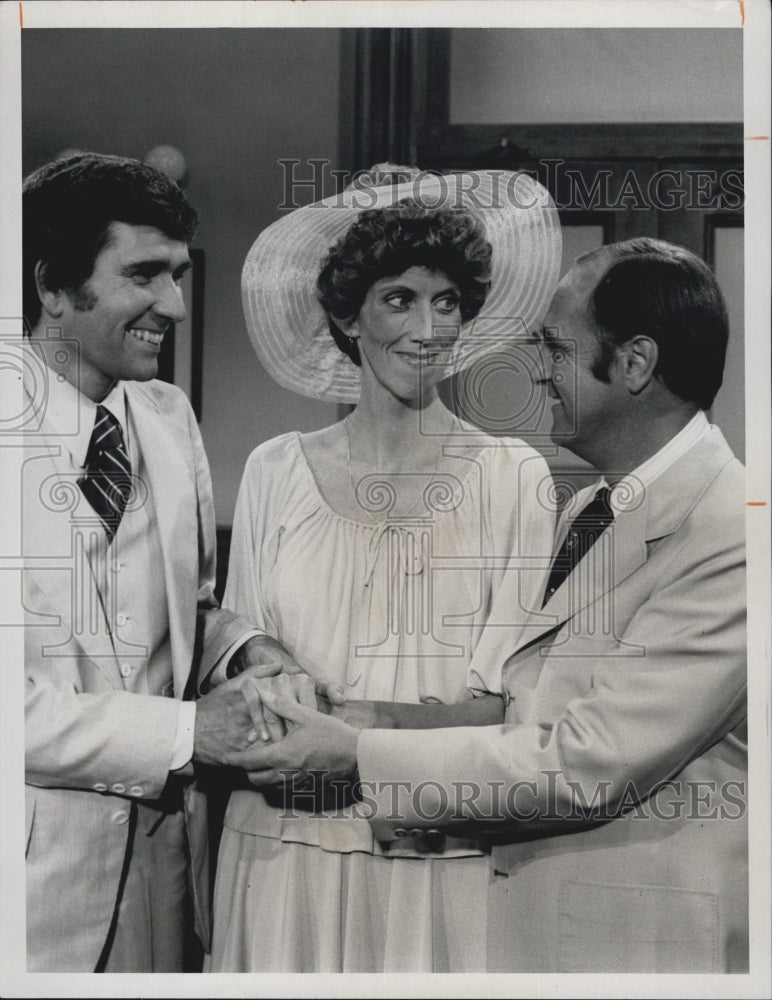 1976 Will Mackenzie, Marcia Wallace, Bob Newhart - Historic Images