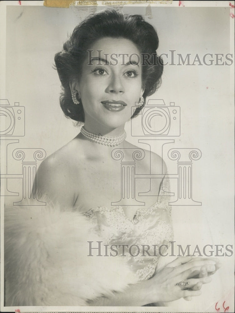 Press Photo Opera Soprano Elaine Malbin The Voice of Firestone - Historic Images