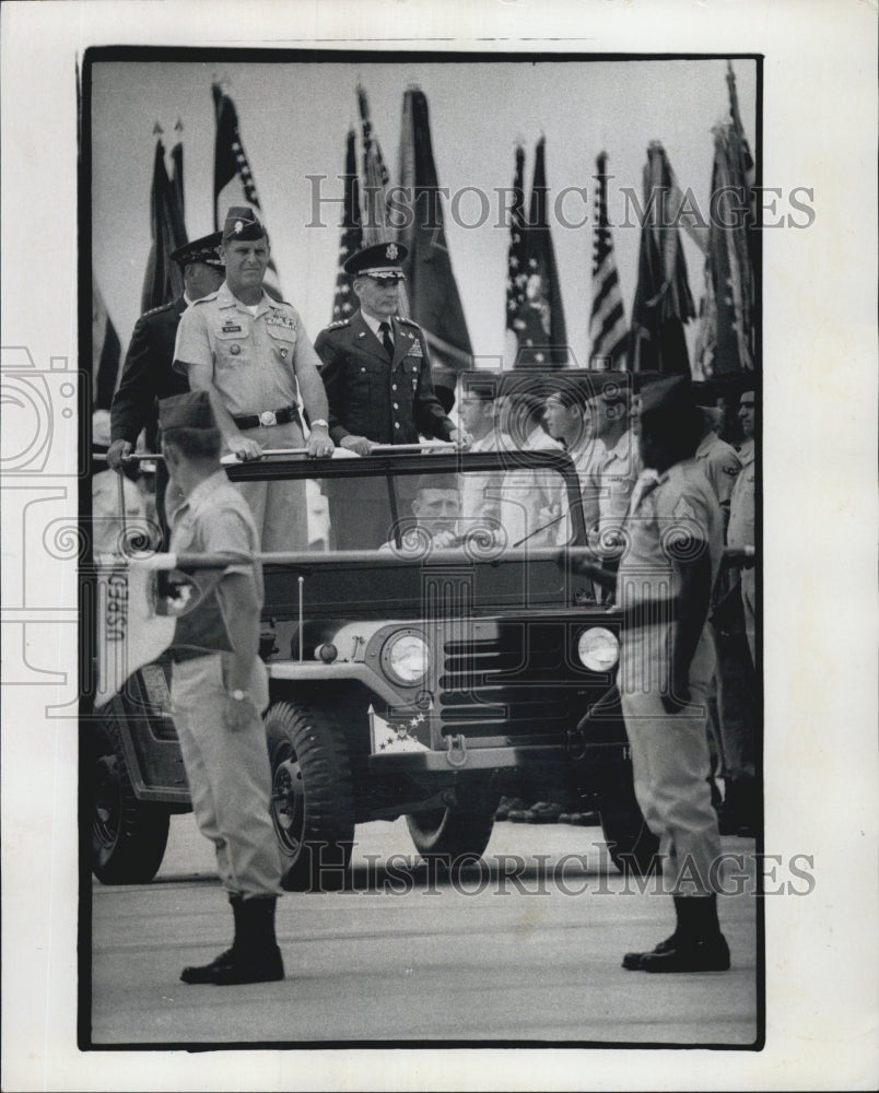 1974 Lt.Gen. Bruce Palmer, US Army Commander in Dominican Republic. - Historic Images