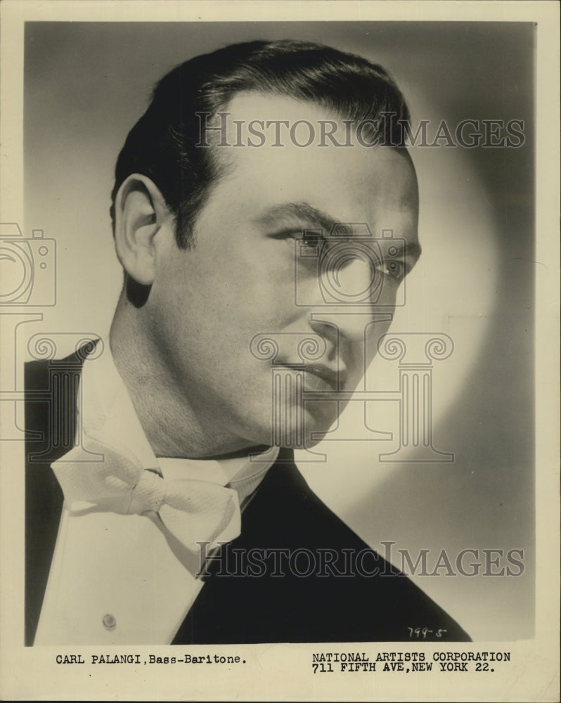 Press Photo Bass-Baritone Carl Palangi of the Vienna Opera - Historic Images