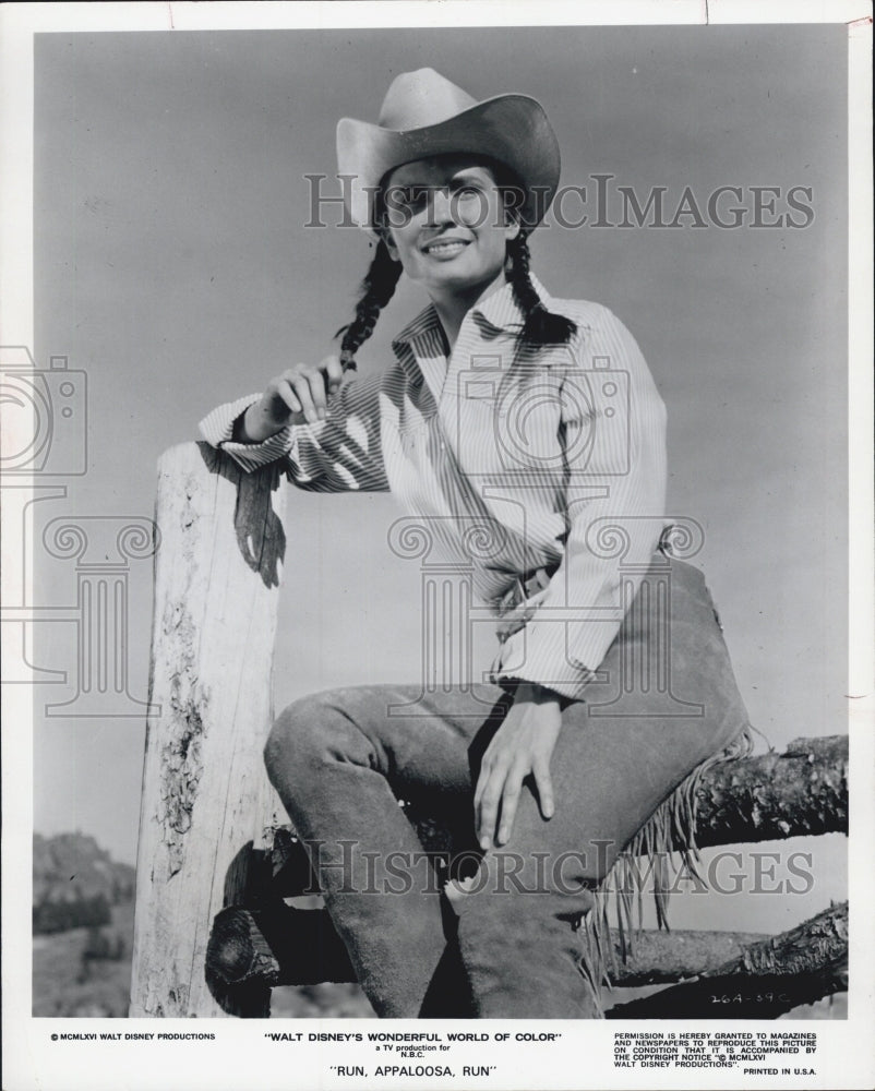 1968 Adele Palacios in Disney's "Run, Apaloosa, Run" - Historic Images