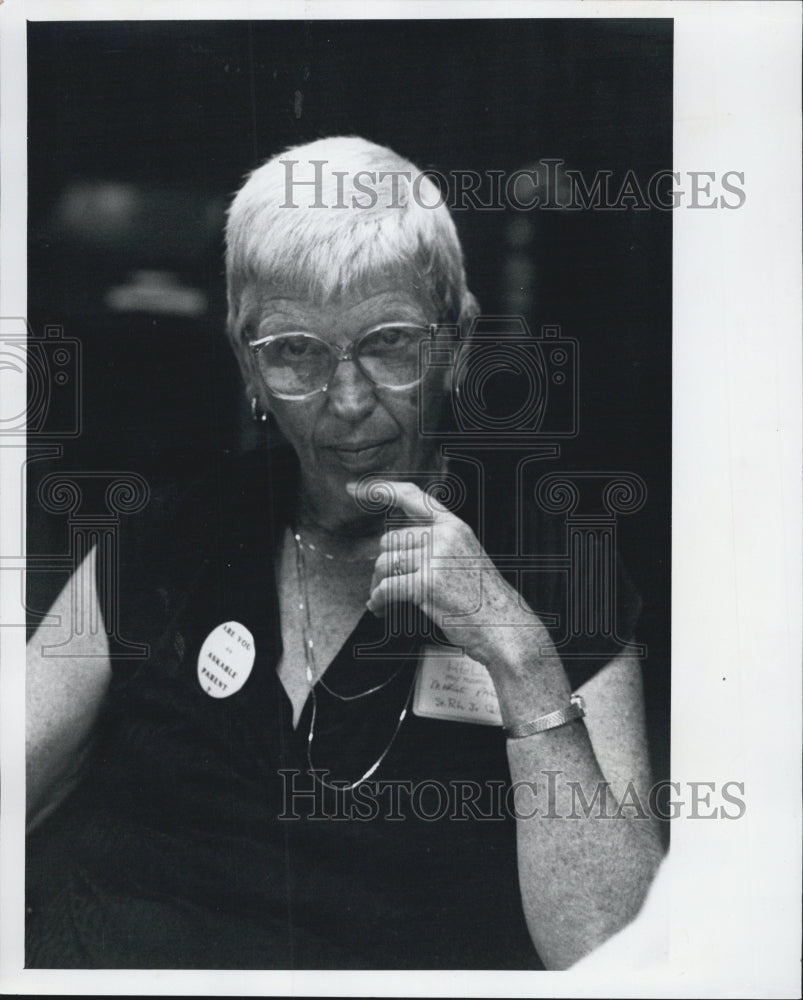 1981 Press Photo Margery Page/Certified Sex Educator - Historic Images