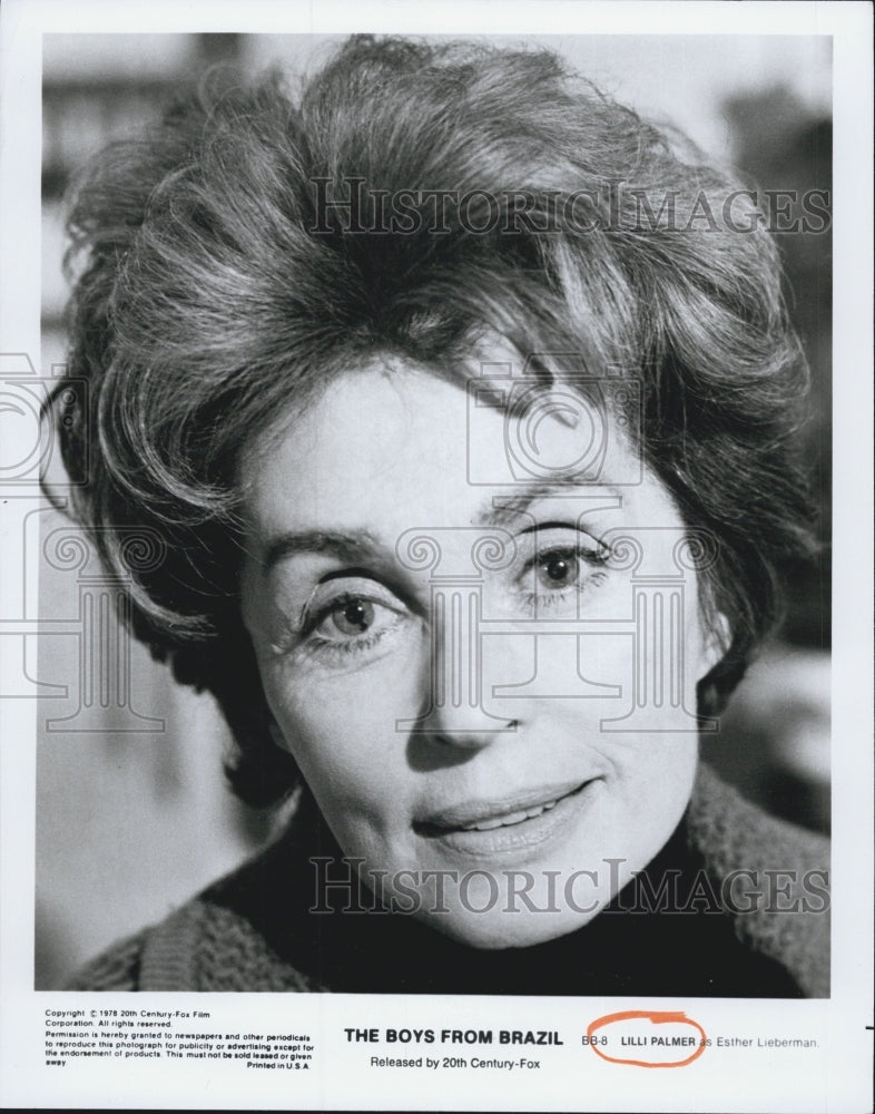 1978 Lilli Palmer in "The Boys from Brazil" - Historic Images