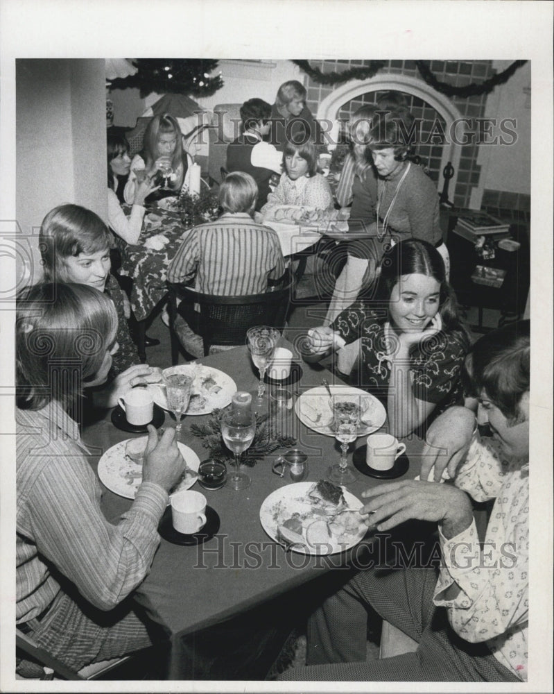 1971 Skunk Junction Band Party At Home Of Mr. And Mrs. Hank Palmer - Historic Images