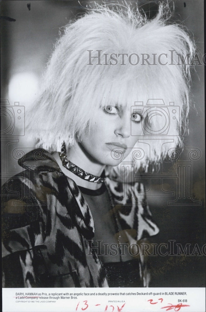 1992 Press Photo Darryl Hannah "Bladerunner" - Historic Images