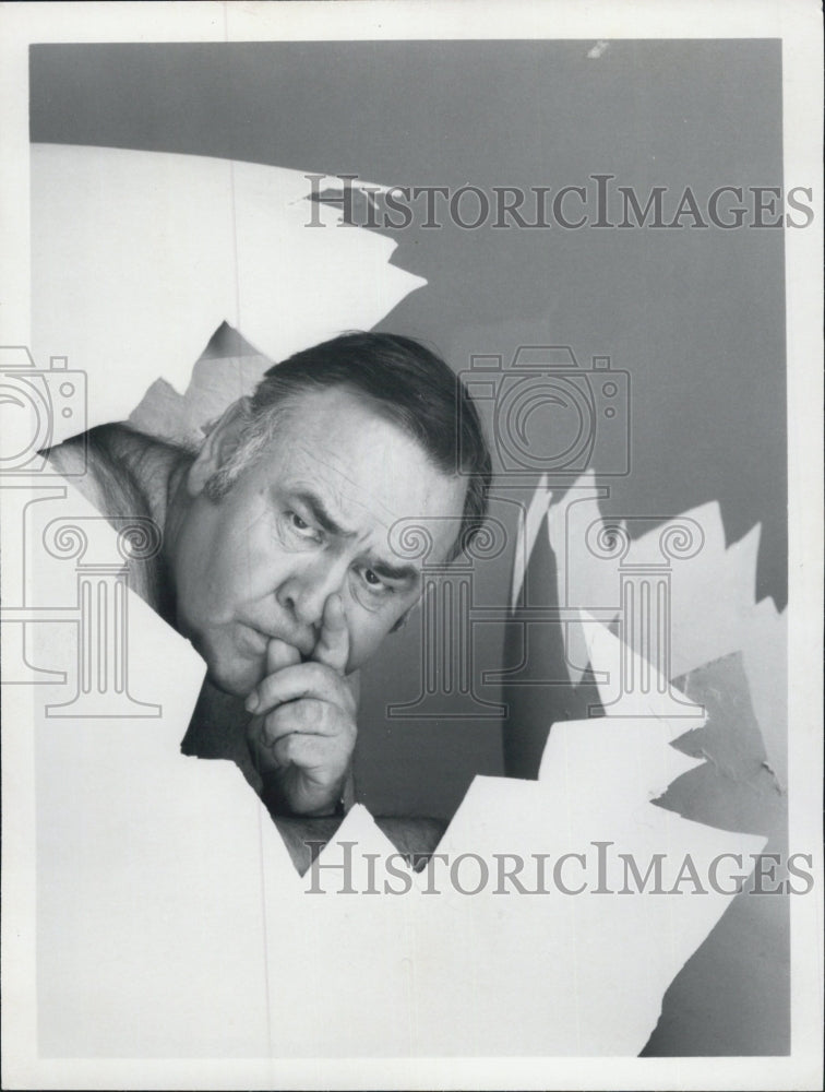 1981 Press Photo Comedian Jonathan Winters On ABC Television Show Mork &amp; Mindy - Historic Images