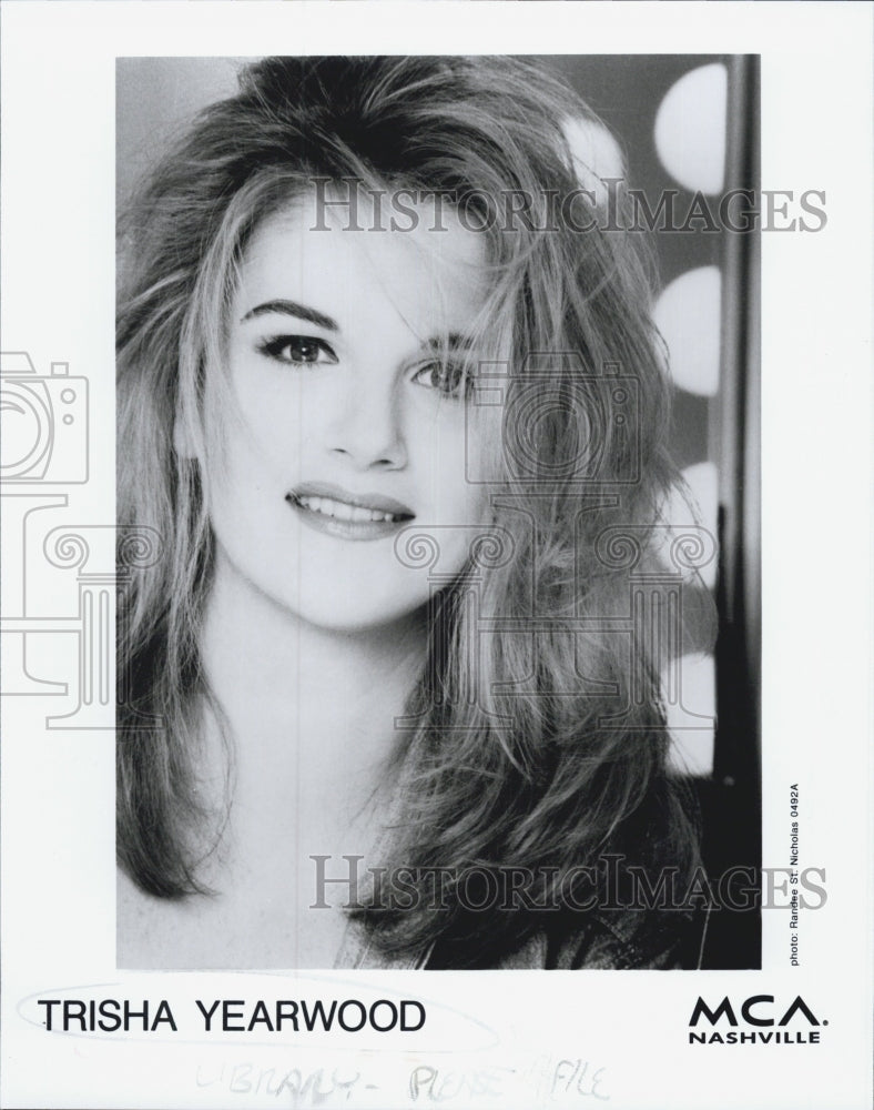 Press Photo Trisha Yearwood singer - Historic Images