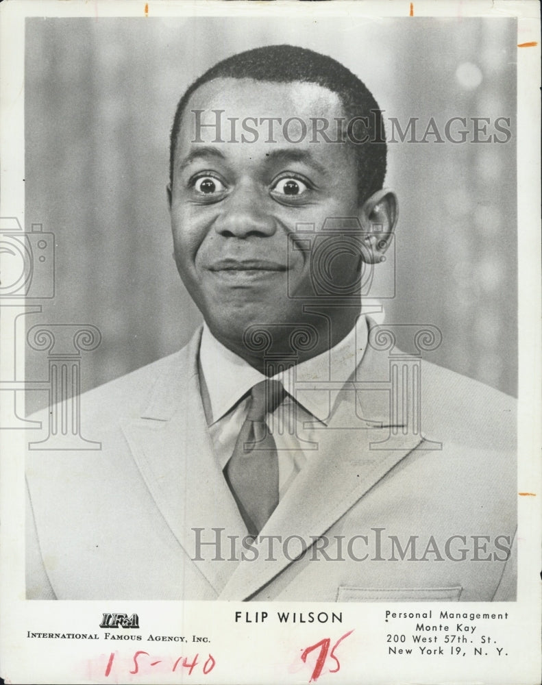 1970 Flip Wilson Comedian ACtor - Historic Images