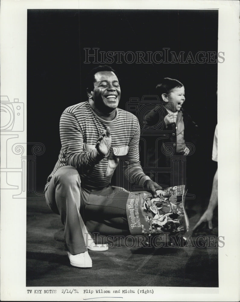 1974 Press Photo Flip Wilson Michu - RSG66809 - Historic Images