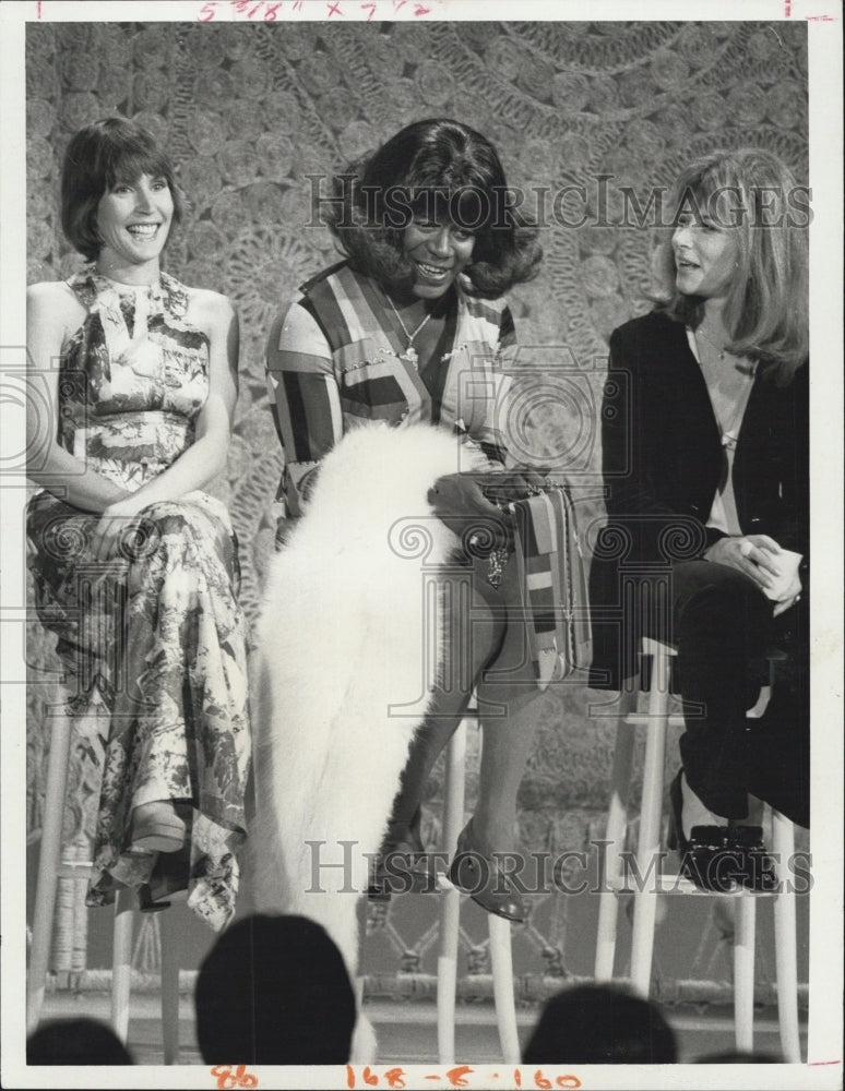 Press Photo Flip Wilson Helen Reddy Lee Grant - Historic Images