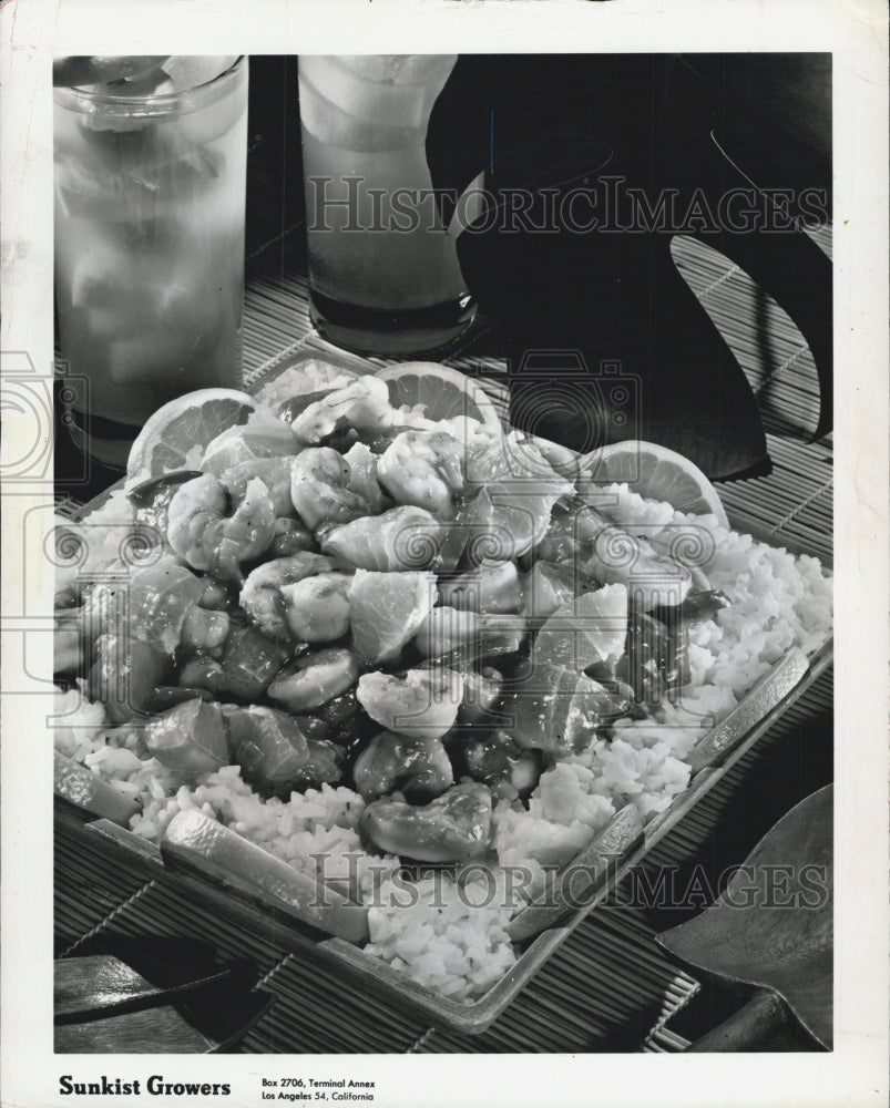 Press Photo Oriental Shrimp - Historic Images