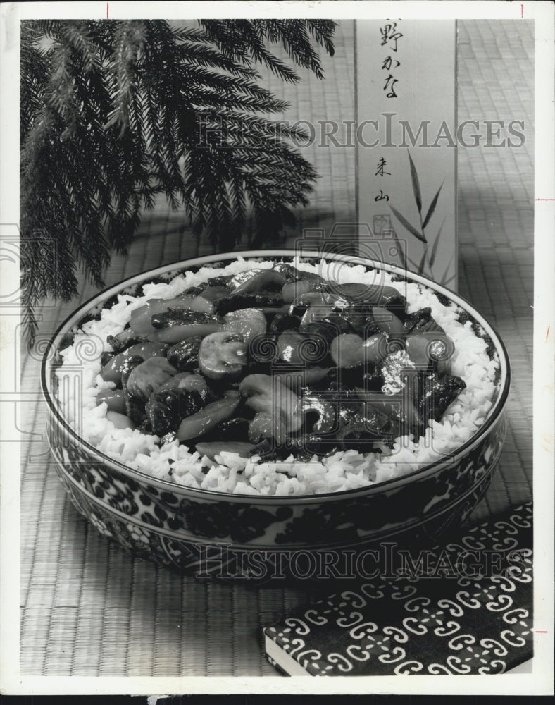 1976 Oriental Food - Historic Images