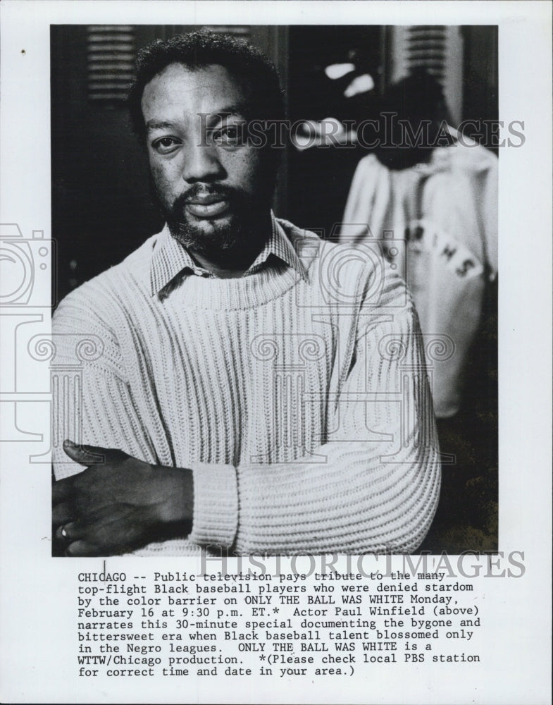 1981 Press Photo Paul Winfield - Historic Images