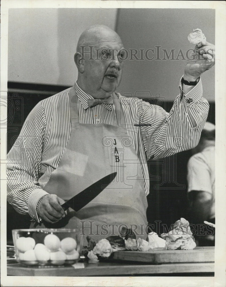 1978 Press Photo New Food Columnist World Traveler Marc Changall - Historic Images