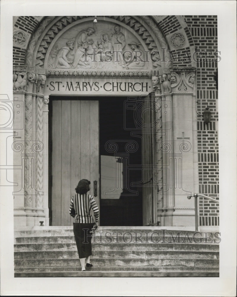 1958 St. Mary's Church St. Petersburg Florida - Historic Images