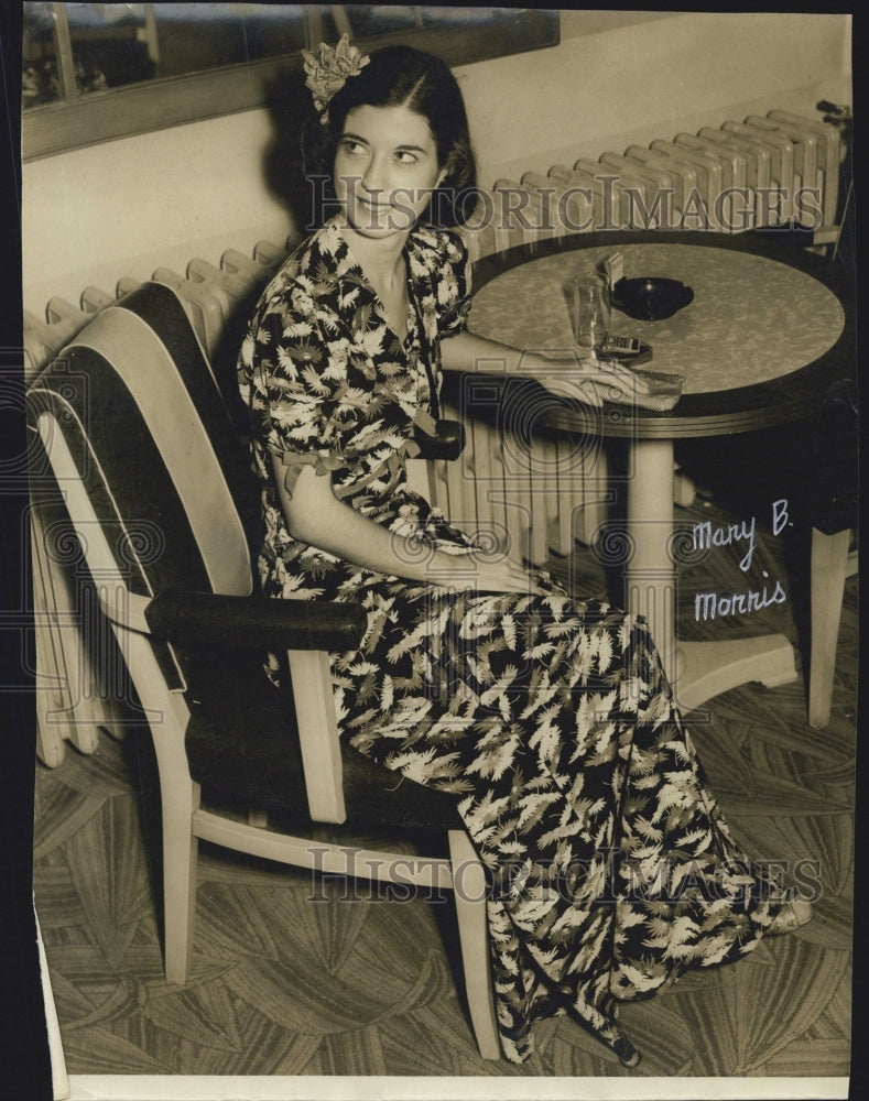 Press Photo Mary B. Morris - Historic Images