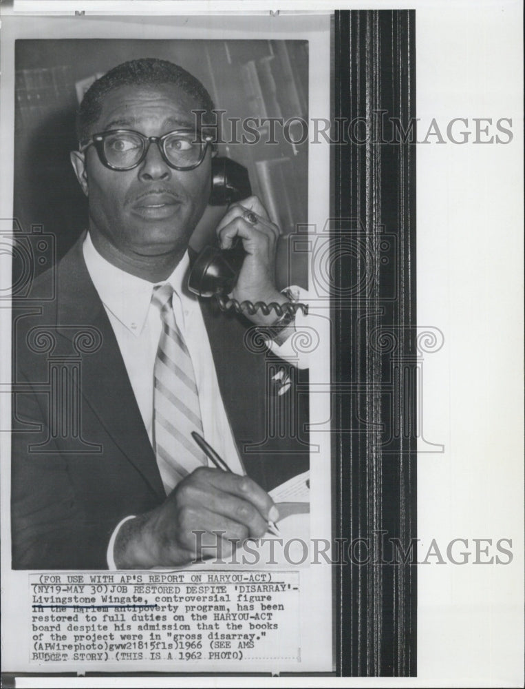 1962 Livingston Wingate director - Historic Images