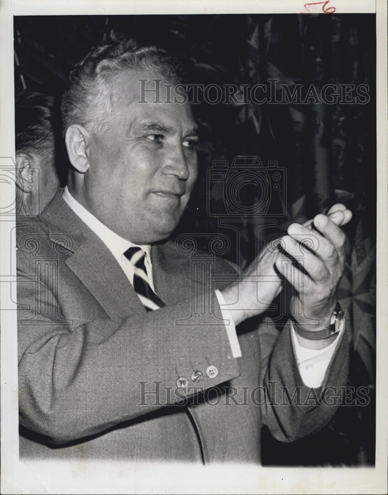 1962 Press Photo Frol Koslov 2nd In Command To Nikita Khrushchev Would Succeed - Historic Images