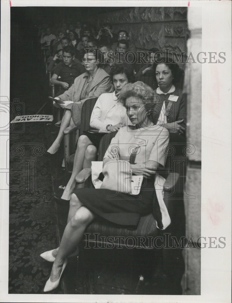 1963 Press Photo Teachers Mrs. L. S. Hunnicutt Jenkins Weems Reynolds - Historic Images