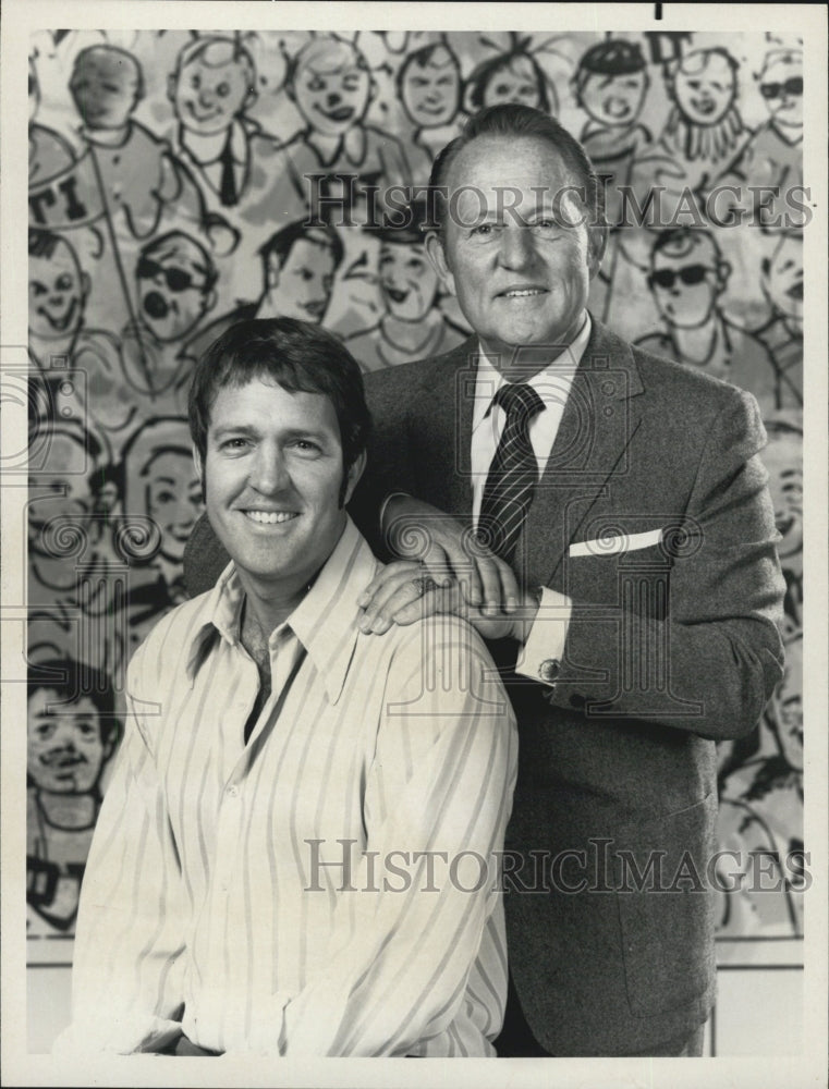 Press Photo Art and Jack Linkletter, Father and Son - Historic Images