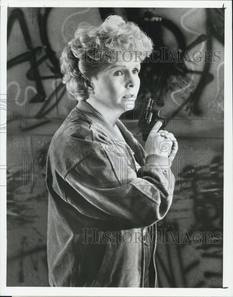 1987 Press Photo Debbie Reynolds, in "Sadie and Son" - Historic Images