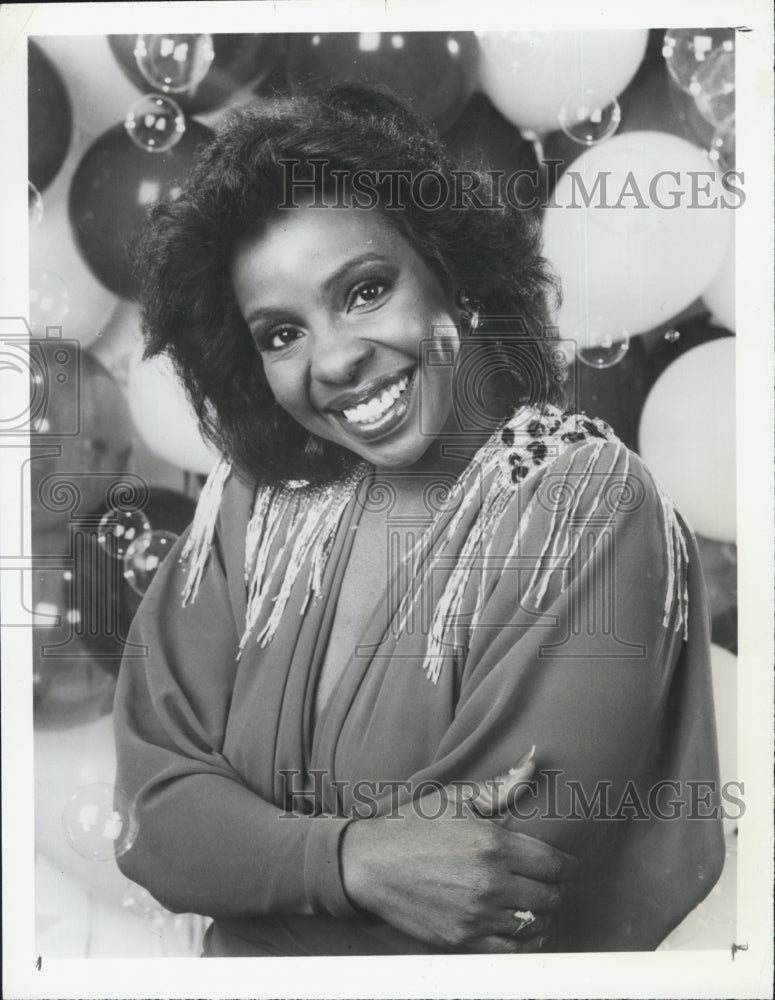 1986 Press Photo Gladys Knight - Historic Images