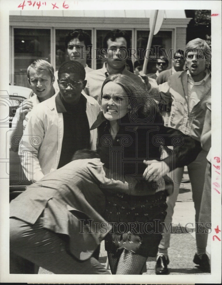 1968 Press Photo Katharine Houghton Actress Guest Star Judd For Defense Drama - Historic Images