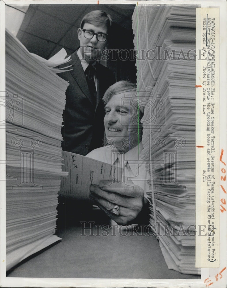 1974 Press Photo House Speaker Terrell Sessume - Historic Images