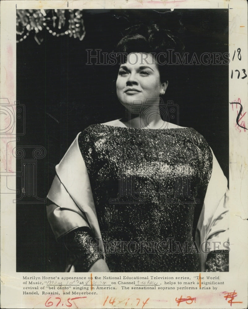 1965 Marilyn Horne Soprano - Historic Images