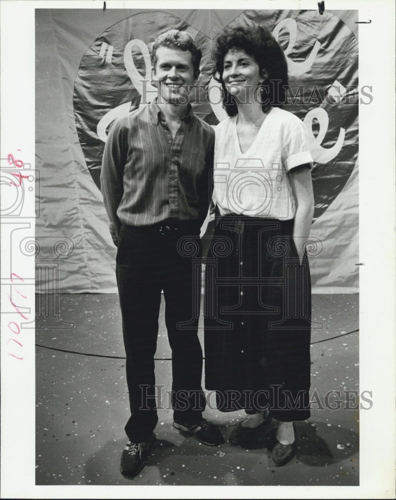 1985 Press Photo Victoria Holloway &amp; Peter Massey Artistic Director - Historic Images