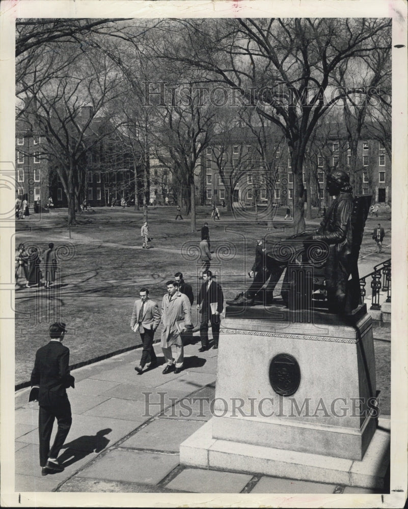 1963 Harvard College will celebrate its 350th anniversary in 1986. - Historic Images