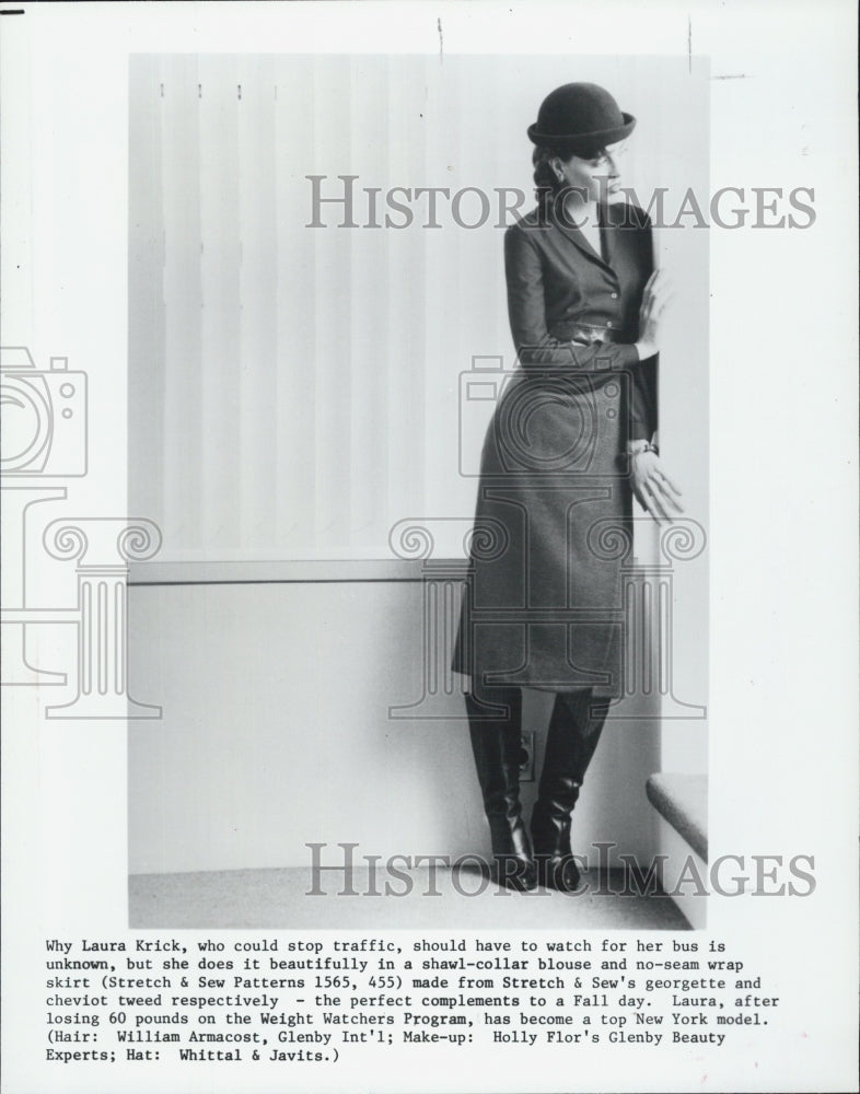 1979 Press Photo Laura Krick, NY Model - Historic Images