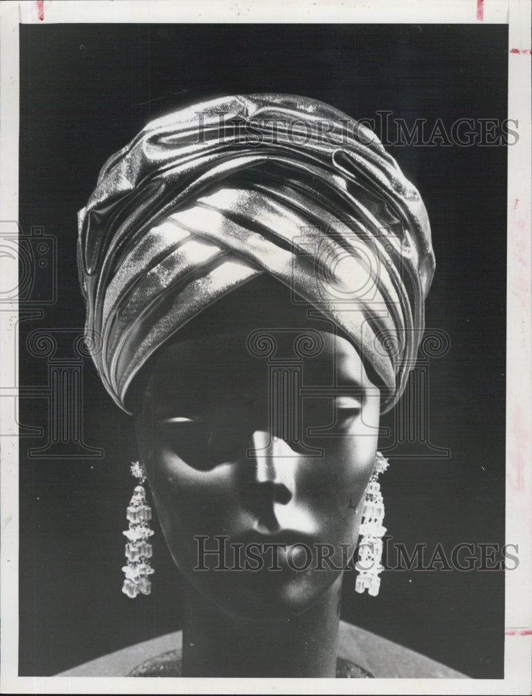 1967 Sterling Silver Turban - Historic Images