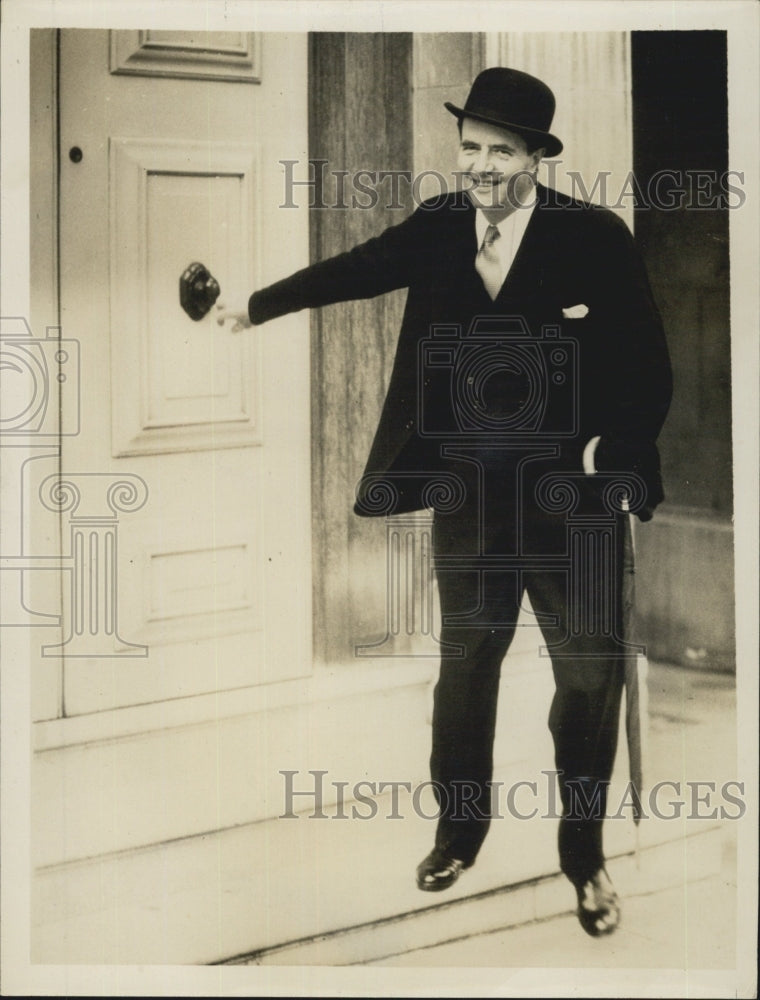 1939 Press Photo RS Hudson Sec of Dept of British Overseas Trade - Historic Images