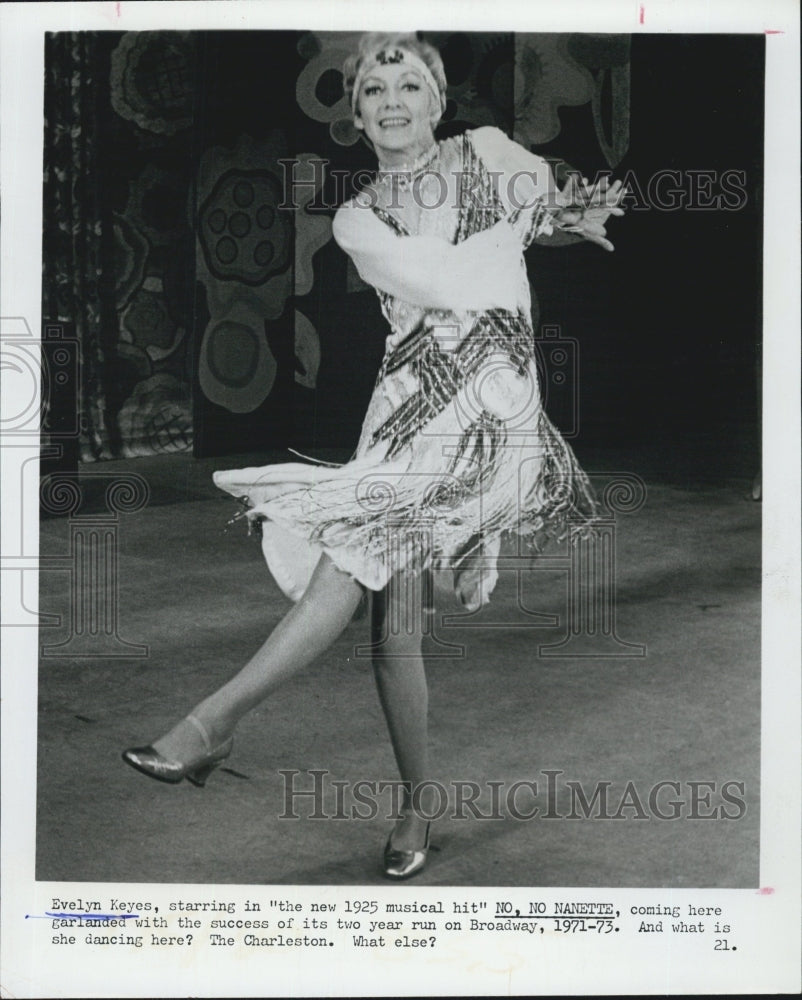 1971 Evelyn Keyes No No Nanette - Historic Images