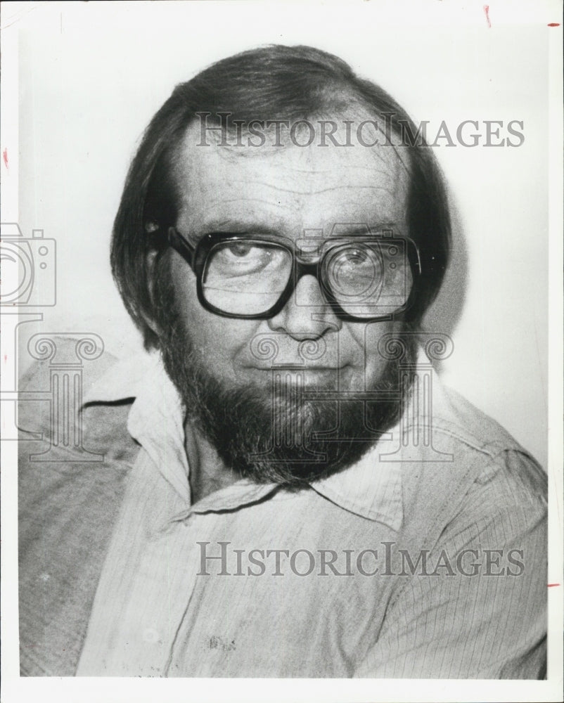 1980 Press Photo Larry King Co Author Best Little Whorehouse in Texas - Historic Images