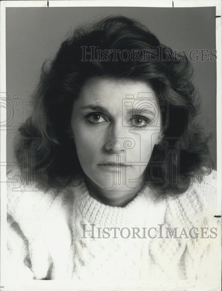 1985 Press Photo Margot Kidder "Picking Up the pieces" Actress - Historic Images