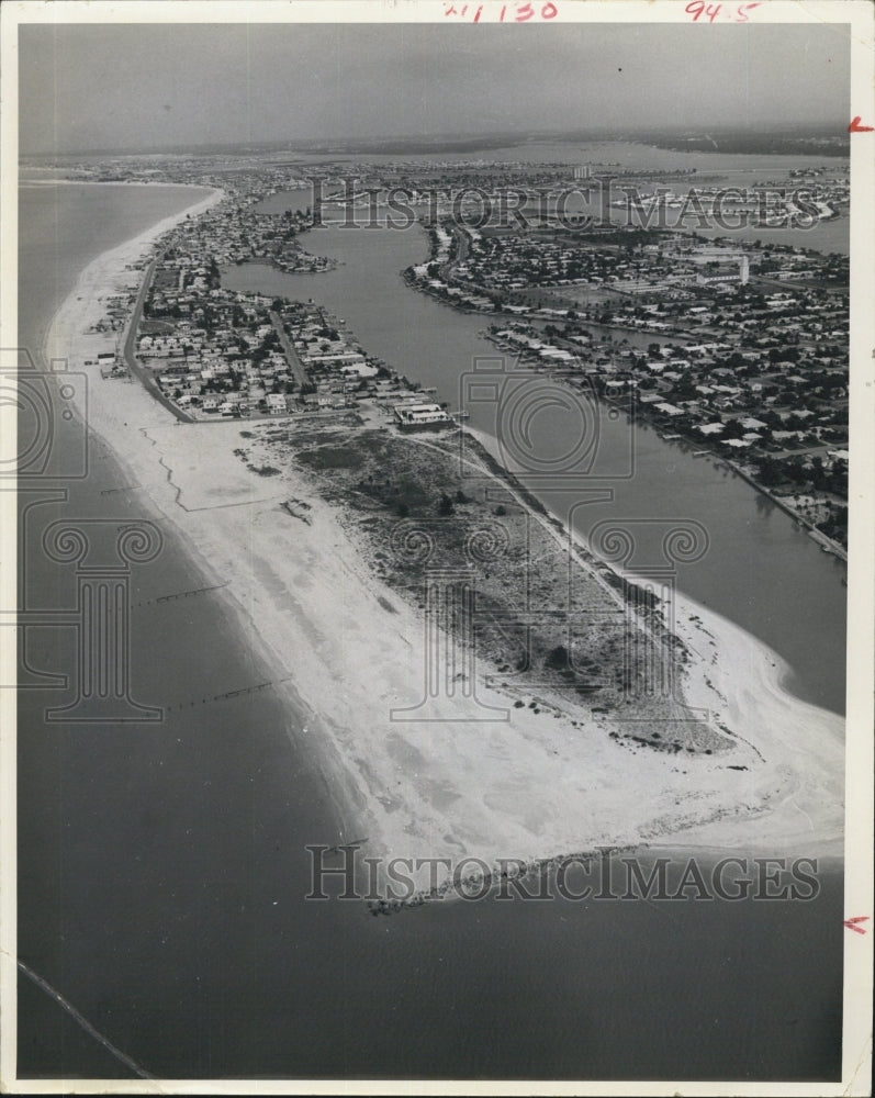 1970 Press Photo Beach Replenishment - Historic Images