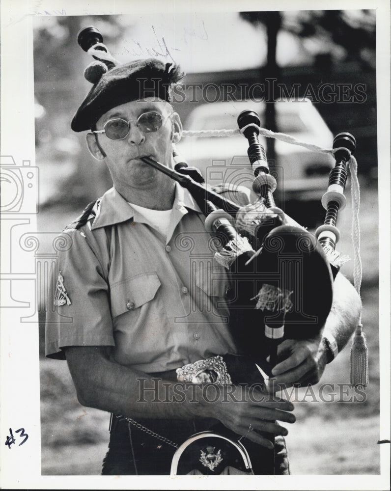 1978 Craig Moiser one of the Pipers at Highland Games & Festival - Historic Images