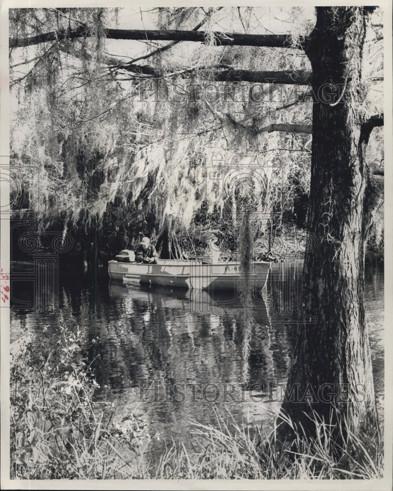 1966 Press Photo Withcoochee River in Yankeetown. - Historic Images